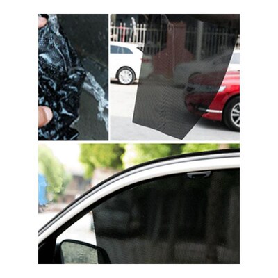2PCS Car Sun Shades Film Sun Protection Window Cover PVC Sun