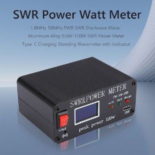 0.5W Poweo1 8.1MHz Alloy Meter Aluminum r20W 50MHz SWR Watt