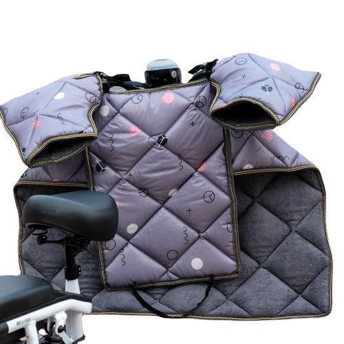 新款电车挡风被四季通用电动车秋冬季防风罩电摩水护腿加绒保暖遮