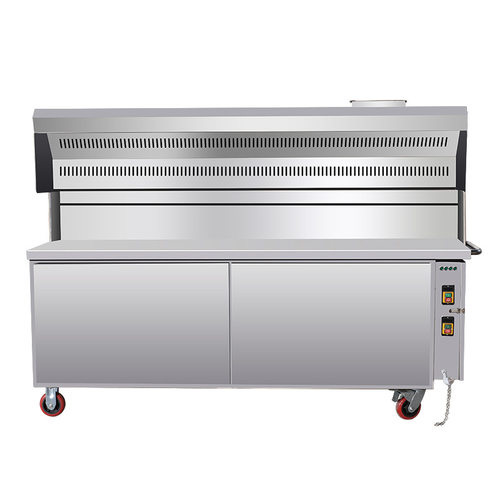 无烟净化烧烤车商用环保油烟净化器不锈钢进化器木炭烧烤机烧烤炉