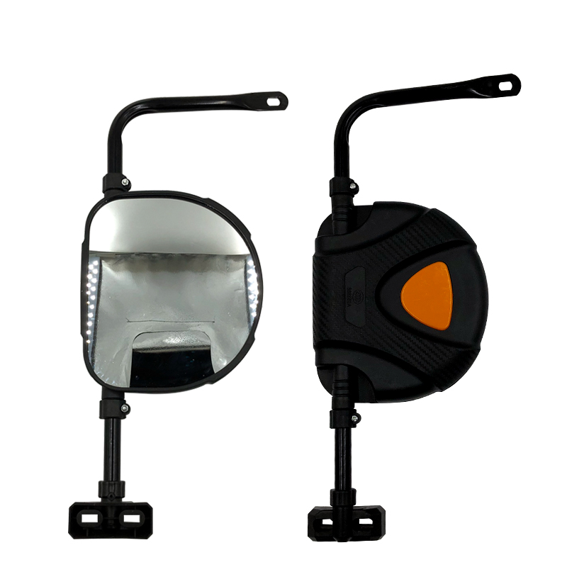 电动三轮车后视镜全封闭四轮车倒车镜I大阳经典大视野反光镜通用