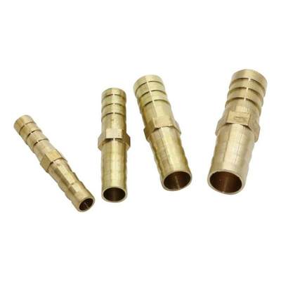 极速6/8/10/12mm OD Straight Hose Joiner Brass Barb Connector