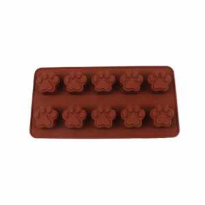 10ICells Lovedy Cat Paw SilicEone Molls For ce Tray