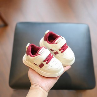 婴儿冬季鞋子男宝宝加绒棉鞋女宝学步鞋1一2-3岁小童鞋幼儿运动鞋