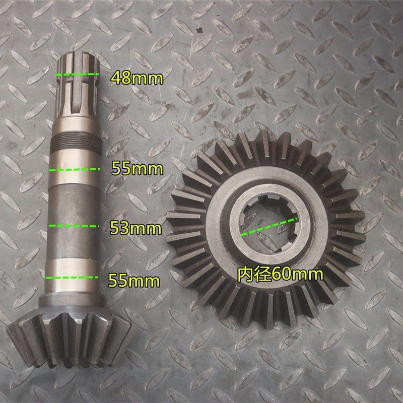 现货180-250k型旋耕机变速箱齿轮箱体配件汇总 一二三四轴刀轴盖