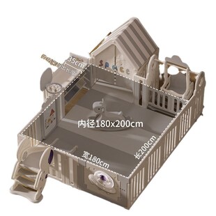 尤卡布宝宝游戏爬行围栏婴儿童防护栏客厅地上爬爬垫室内家用乐园