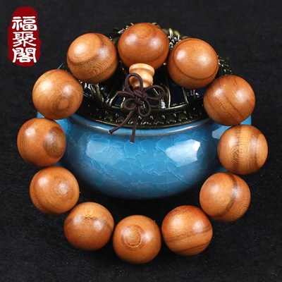正宗肥城桃木剑男女士手串手链佛珠念珠圆珠情侣天然汽车档位饰品