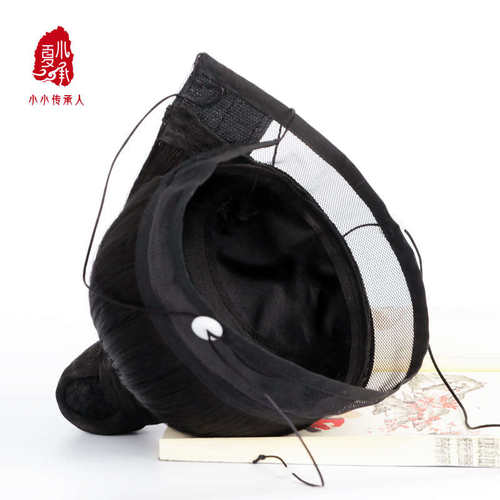 古装儿童汉服假发男童古风发套抹额一体束发头套明制发冠发饰头