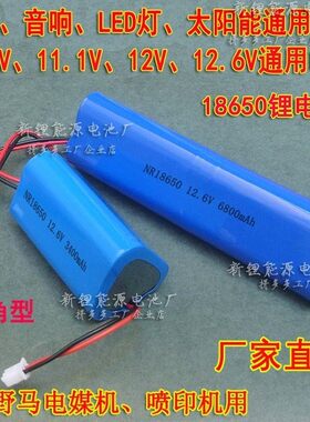 野马大圣电煤10.8V品字型12.6V三角型海洋王喷码U机扩音充电锂电