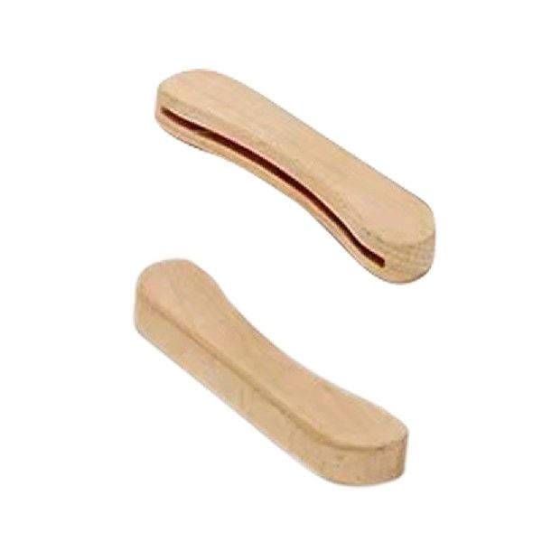 极速2pcs Pan Slotted Handles Easy Installation Wooden Barbec