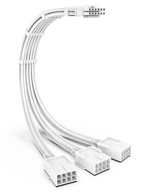 3090Ti显卡16Pin(12+4)4080转3x8PIN电源延长线PCIE5.0编织转接线