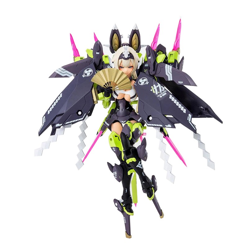 寿屋 拼装模型 04879 KP590 女神装置机娘 朱T罗 黑九尾 玉藻前