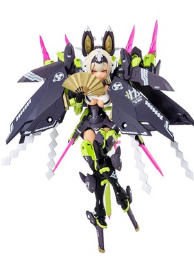 寿屋 拼装模型 04879 KP590 女神装置机娘 朱T罗 黑九尾 玉藻前
