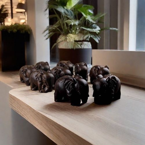 越南沉香木手把件摆件木质雕刻原木小件工艺品富贵象家居送礼