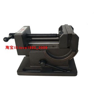 钻床夹具 可倾导杆式 角度平口钳 90度z倾斜钻床台虎钳3寸4寸台式