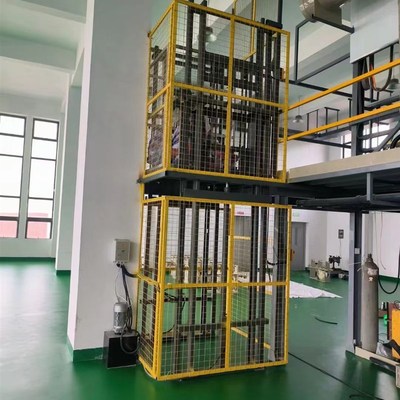 货梯厂房升降机电动液压防坠货运电梯双导轨小型家用升降平台