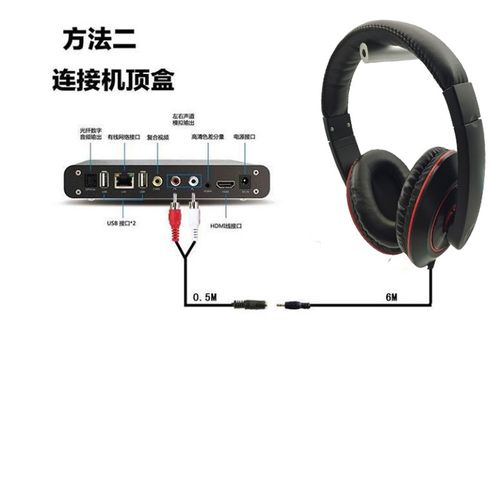 6米长线耳机头戴式电视耳机送莲花转换线无麦通用手机电脑3.5插孔