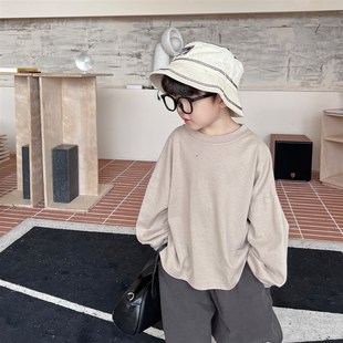 童装 儿童卫衣2024春装 韩版 休闲居家外出百搭男童套头上衣长袖 新款