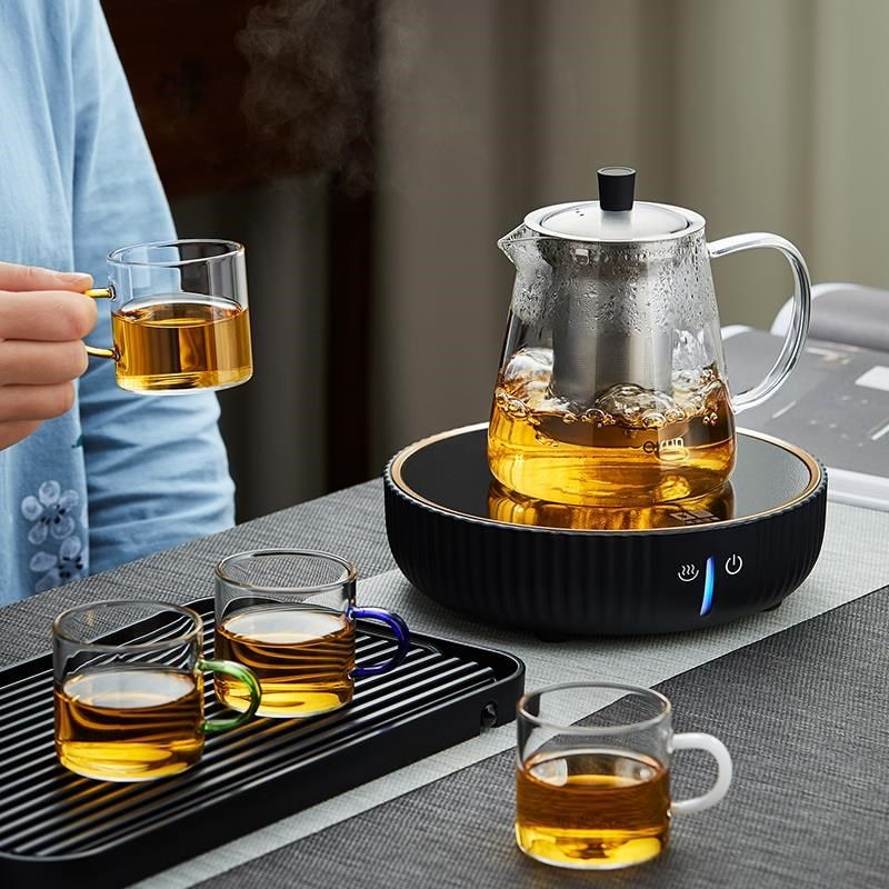 玻璃茶杯小杯子小玻璃杯带把品茗杯功夫小茶杯6只装茶具喝茶的杯,餐饮具,茶杯,淘宝优惠券,粉丝福利购,淘宝优惠卷