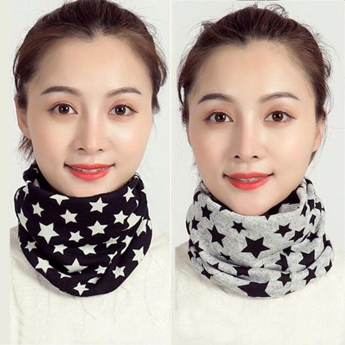 围脖女套头小围巾口罩脖套韩版护颈秋冬骑行防风假领子