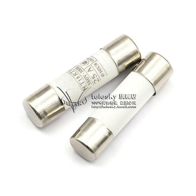 R015熔断器陶瓷保险丝保险管1A 2A 3A 5A 6A 10A 32A安380V-100KA