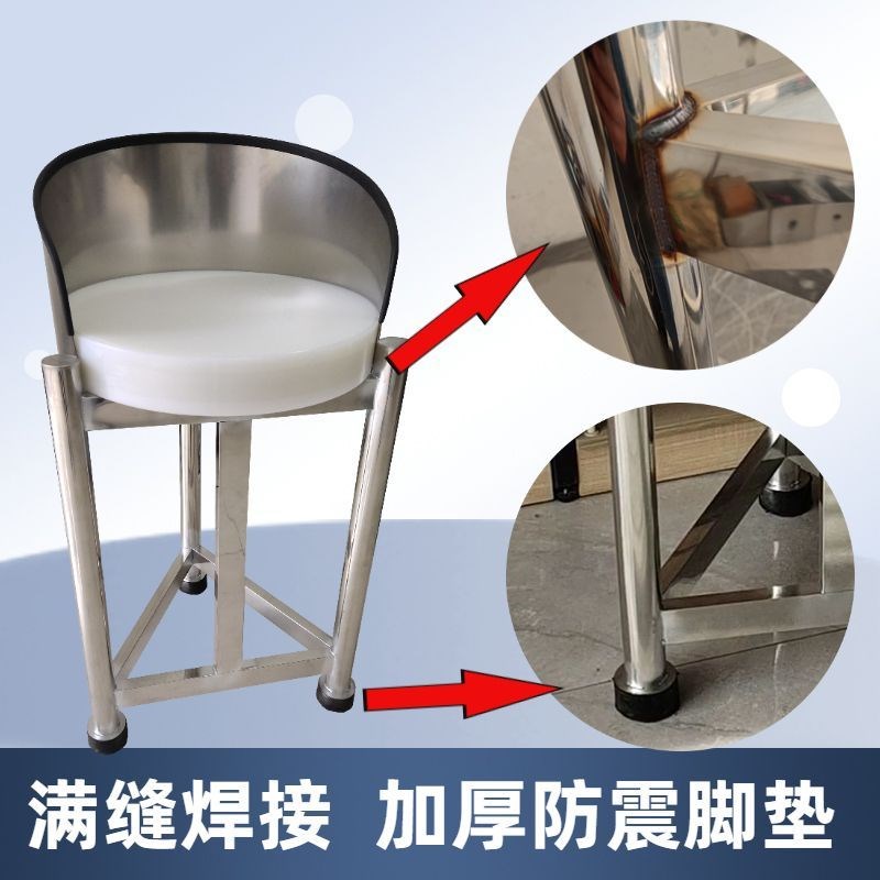特厚超市专用剁骨台不锈钢剁骨头操作台剁肉工作台砍骨头砧板架