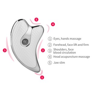 Machine Face Lifting Micro Body Guasha Device Massag Current