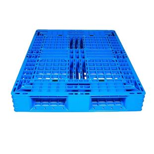 塑料托盘网格川字田字托盘货架立体库托盘堆高机物流W卡板九脚防