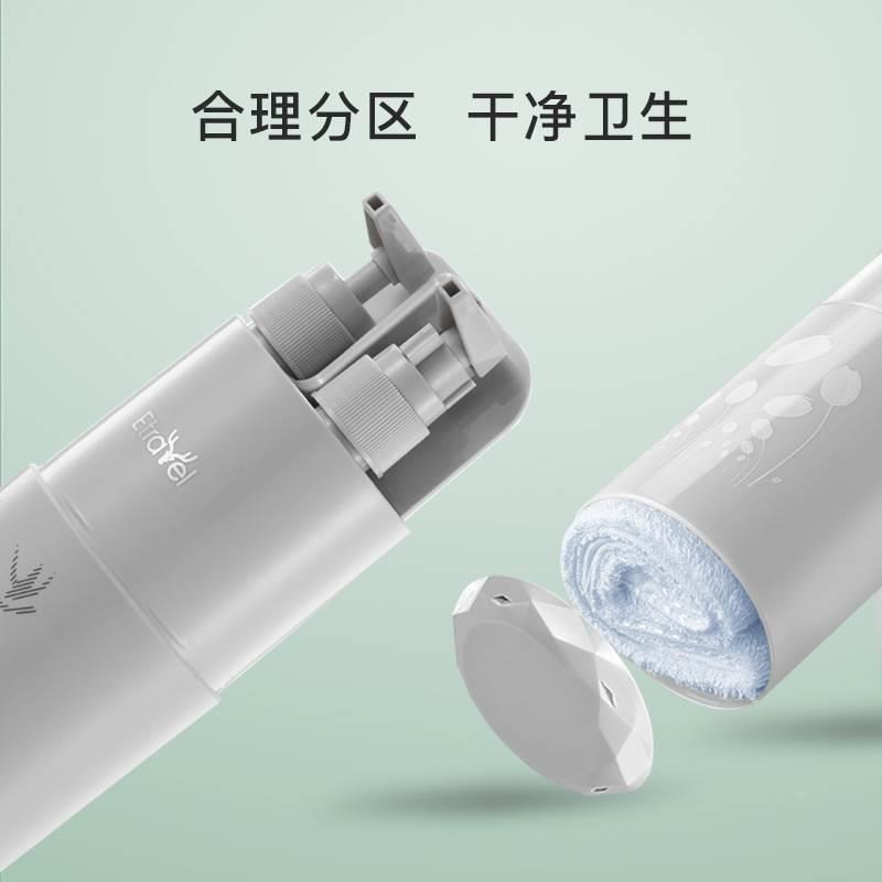 现货旅行洗漱杯牙刷牙膏毛巾便携套装旅游出差户外用品收纳盒漱口