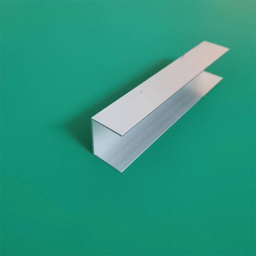 U型铝25*20*1内宽23mm铝合金边框型材玻璃包边U型铝槽导轨U形槽铝