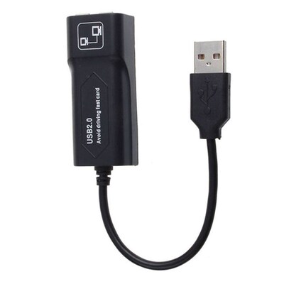 PC USB2.0 Ethernet Adapter Laptop Network Card USB Lan Mini