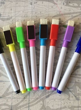 8PCS/Set Magnetic Colorful Whiteboard Pen Board Markers Buil