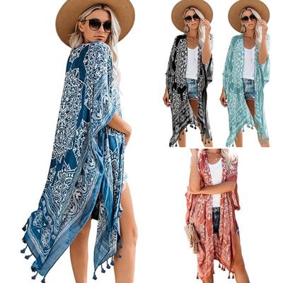 Sexy blouse Bikini Fishnet Swimsuit Beach Cover Up Dress