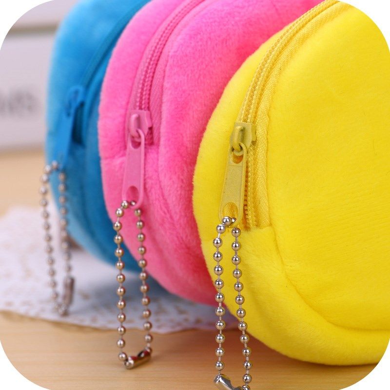 Plush Animal Pencil case Cartoon panda bear fruit pen bag bo