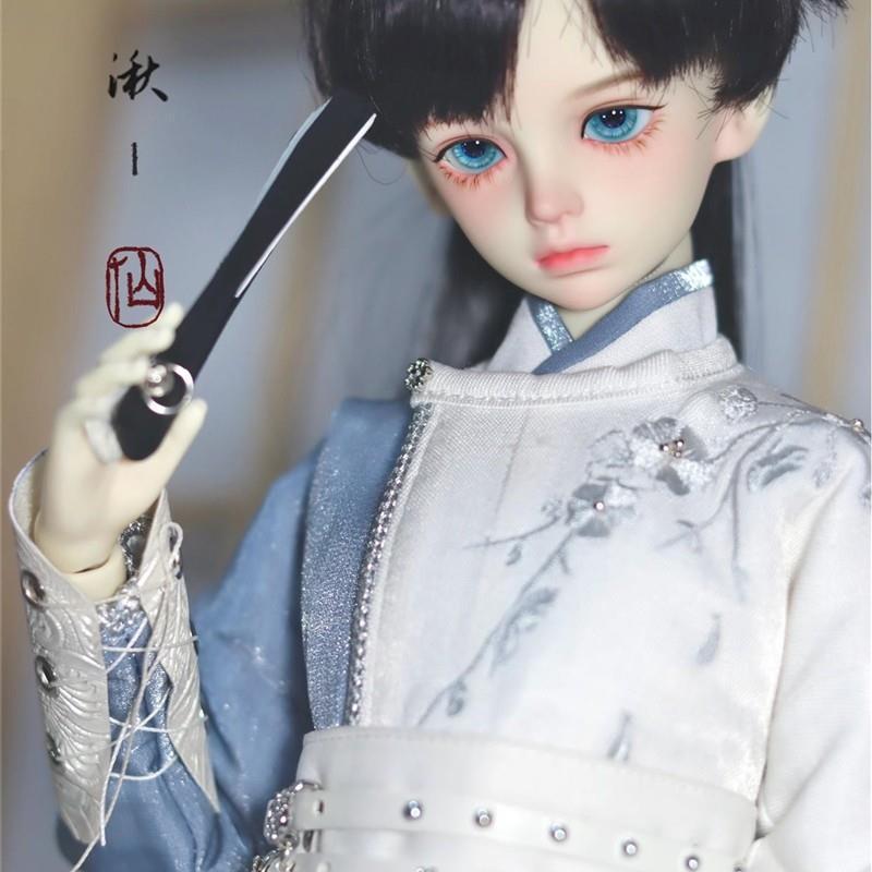 《踏雪寻梅》丨bjd643分叔古风娃衣汉服圆.领袍劲装新