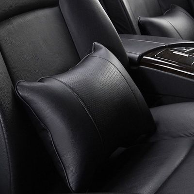 2019 brand new all artificial leather car neck pillows comfo