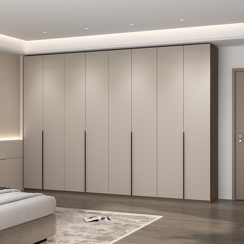 实木衣柜家用卧室现代简约意式组装收纳柜子小户型四六八门大衣橱,住宅家具,独立衣柜,淘宝优惠券,粉丝福利购,淘宝优惠卷