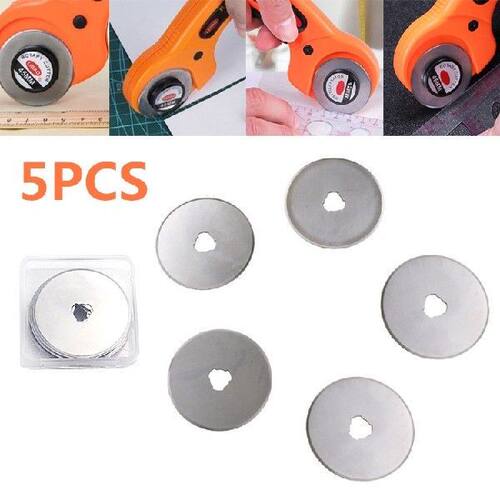 热销5pcs/set 28mm /45 Mm Rotary Cutter Knife Replacement Bla
