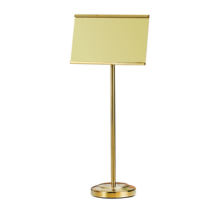 餐厅不锈钢餐牌架台卡架q自助餐菜牌夹菜品价格展示牌立式桌号牌