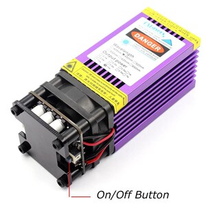 现货OXLasers 450nm 15W Bluew Laser Module 15000mW Laser Head