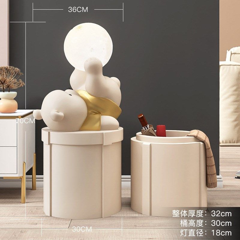 元气熊客厅大型落地摆件家居饰品电视柜沙发储物搬家礼物乔迁新居,家居饰品,落地摆件,淘宝优惠券,粉丝福利购,淘宝优惠卷