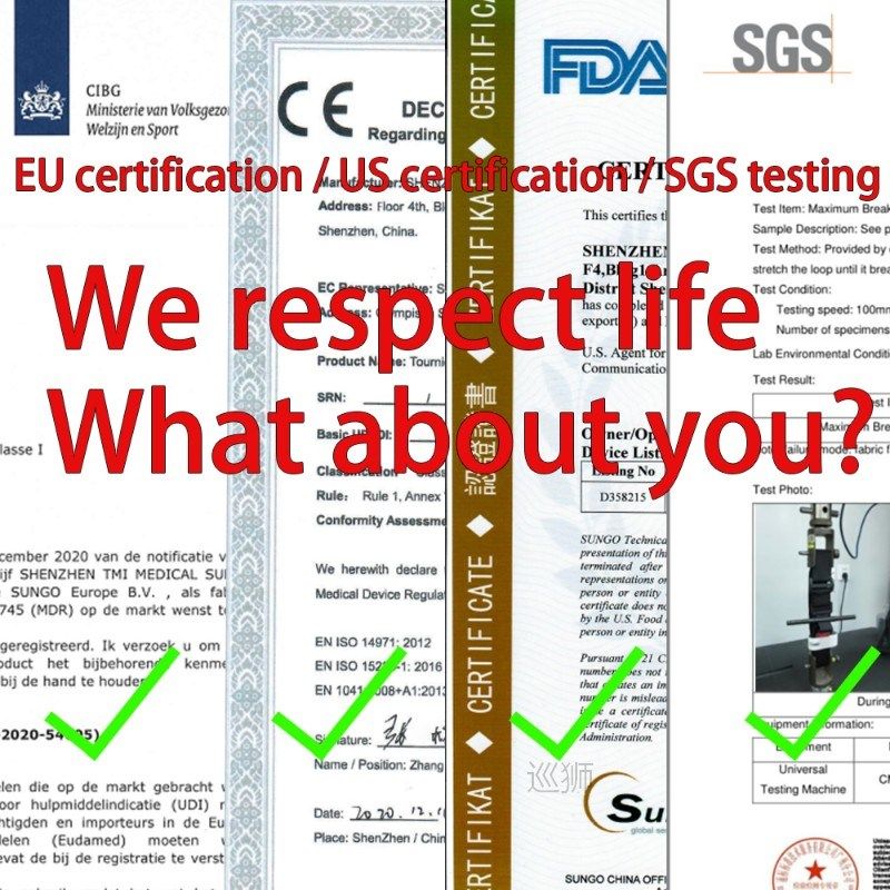 Tourniquet Aluminum Rod One-Handed Operation Spinning First-