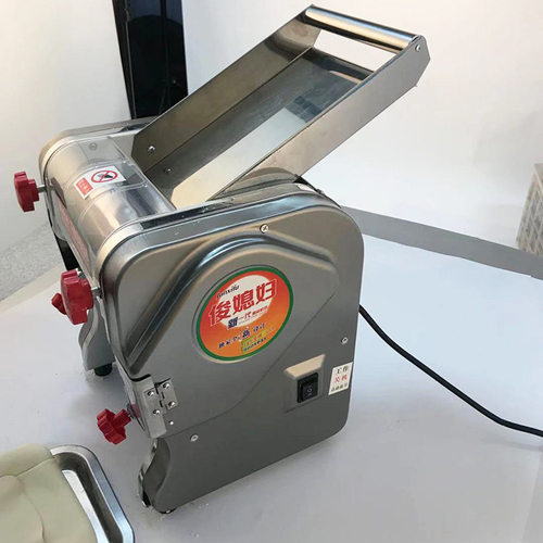 速发厂家现货新款不锈钢大功率商用电动面条机家用压面机扯面机面