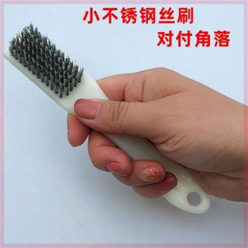 不锈钢丝刷清洗刷烟机烤箱清洗除锈除污硬毛钢丝刷不绣钢清洁好物