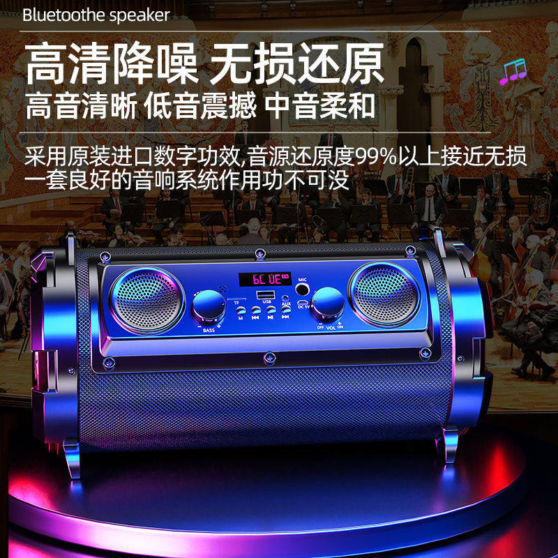 德国30W大功率无线蓝牙音箱重低音炮家用手机户外便携式音响