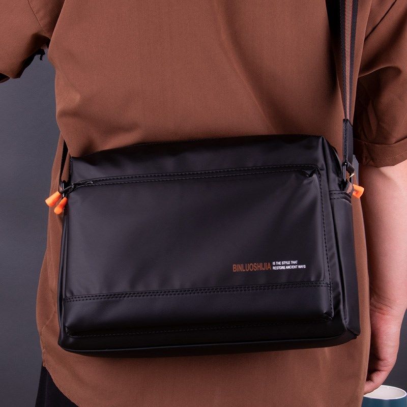 单肩包男斜挎包男士背包大容量横款商务休闲防水牛津布通勤男包潮,箱包皮具/热销女包/男包,男士包袋,淘宝优惠券,粉丝福利购,淘宝优惠卷