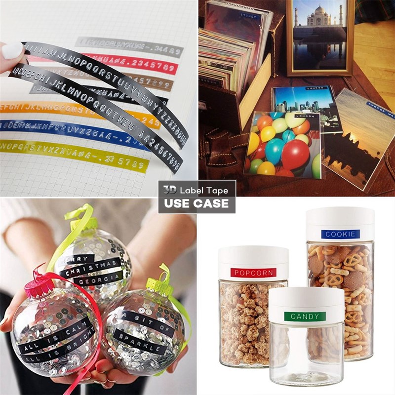 Black DIY Manual label maker writer for MOTEX E101 label pri