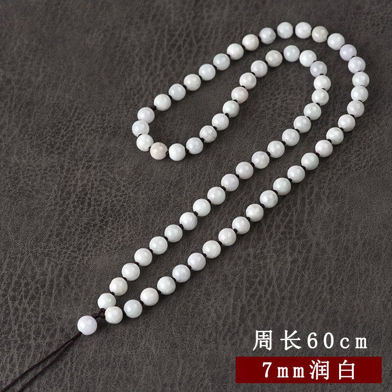 新款翡子玉绳子吊坠绳挂脖男女珠链挂件玉佩玉坠挂绳翠珠手工