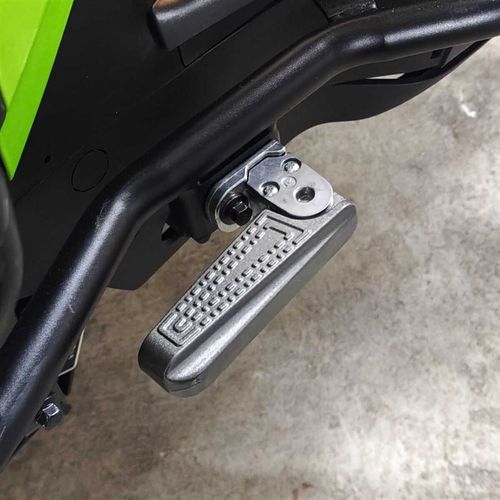 赛鸽黑骑士新国标电动车护杠脚踏B2/B3PLUS自动折叠后脚踏铝合金