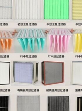 板式冷气隔除尘过滤箱空调通风初效防尘网中效滤网